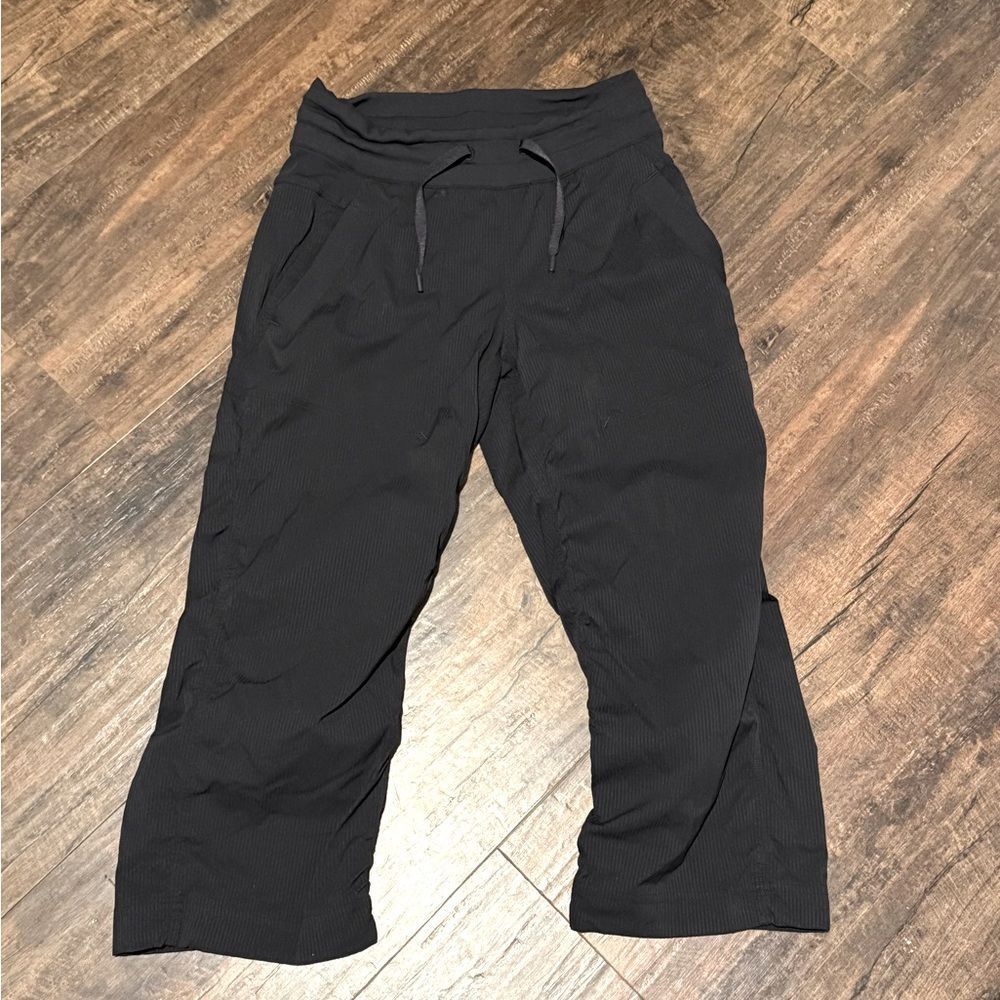 lululemon athletica Black Cropped Pants